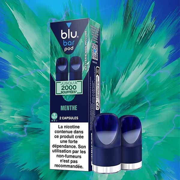 Pods Blu Bar - Capsule de recharge Menthe