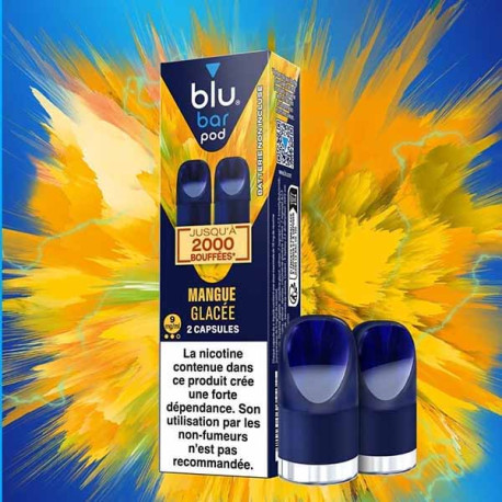 Pods Blu Bar - Capsule de recharge Mangue Glacée