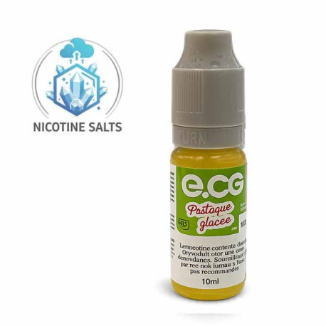E-CG - e-liquide Sel de Nicotine Pastèque Glacée10 ml