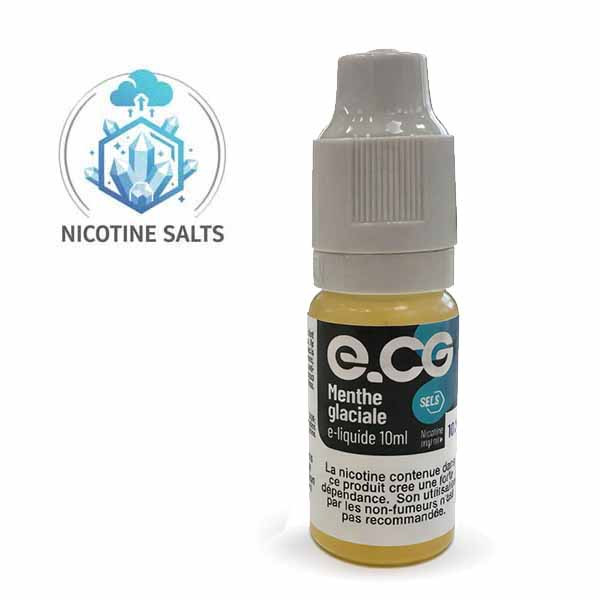 E-liquide Sel de Nicotine E-CG Menthe Glaciale