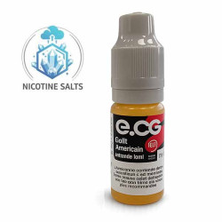 E-cg -  e-liquide Sel de Nicotine Gout Americain 10 ml
