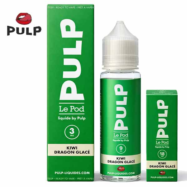 E-liquide Pulp Kiwi Dragon Glacé – Kiwi & fruit du dragon frais 50 ml