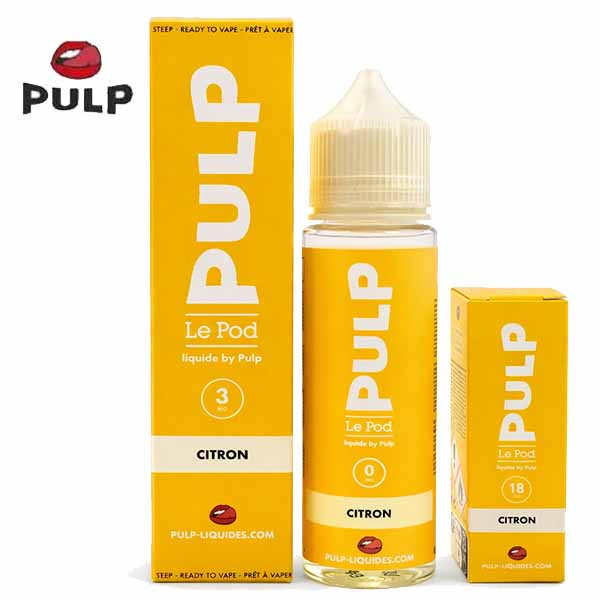 E-liquide Pulp Citron – Citron acidulé frais 50 ml