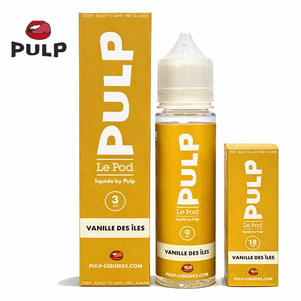 E-liquide Pulp Vanille des Îles – Vanille gourmande 50 ml