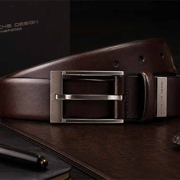 Ceinture Porsche Design Business Pin Buckle 35 Marron