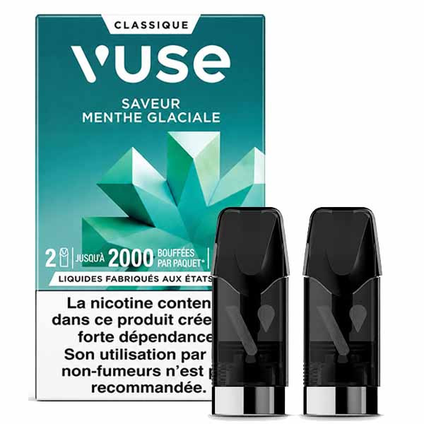 Pod Vuse Menthe Glaciale Fraîche et Intense