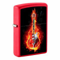 Zippo Burning Guitar