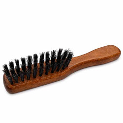 Brosse à Barbe Manche en Poirier – Pur Poil de Sanglier
