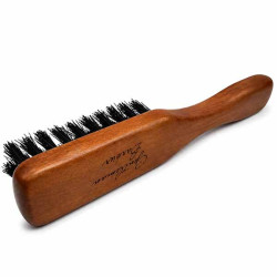 Brosse à Barbe Manche en Poirier – Pur Poil de Sanglier