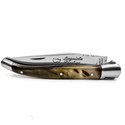 Couteau Laguiole Au Sabot Ressort Forgé – Corne de Bélier