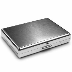Etui à cigarettes Acier Brossé