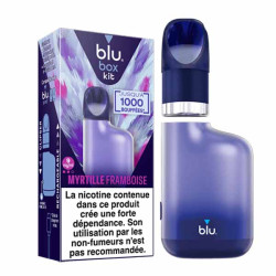 Blu Box Kit Cigarette Électronique avec Pod Myrtille Framboise
