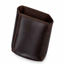 Cache-Paquet Cigarettes Classic en Cuir Marron