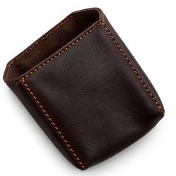 Cache-Paquet Cigarettes Classic en Cuir Marron