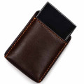 Cache-Paquet Cigarettes Classic en Cuir Marron