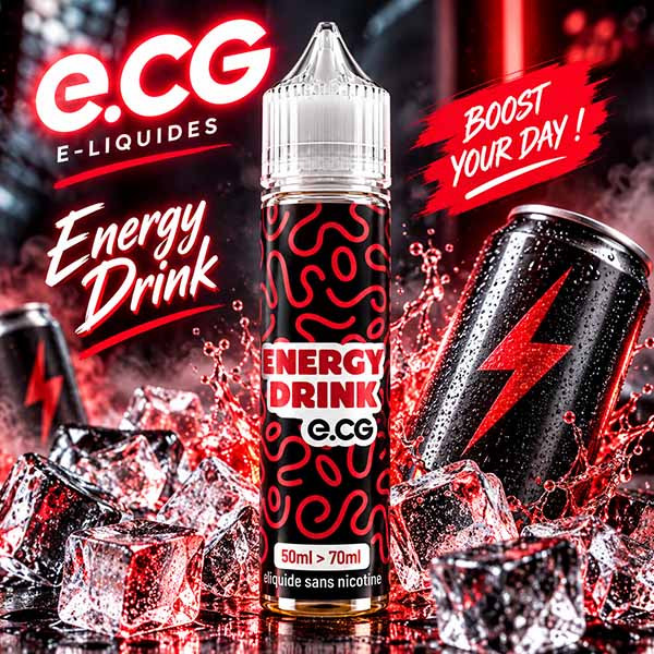 E-CG Energy Drink 50 ml – E-liquide saveur boisson énergisante