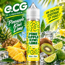E-CG -  E-liquide Pineapple Kiwi Lime 50 ml