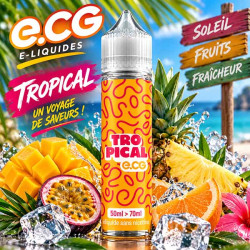 E-CG Tropical 50 ml – E-liquide aux saveurs de fruits tropicaux