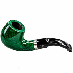 Pipe Chacom Hybride courbe – Finition vert brillant