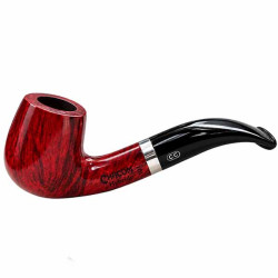 Pipe Chacom Hybride courbe – Rouge brillant