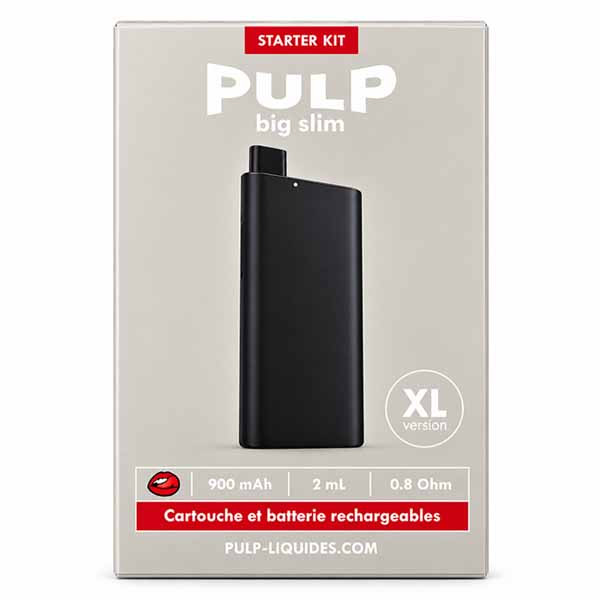 Kit Starter rechargeable Pulp Big Slim 900 mAh