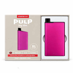 Kit Starter rechargeable Pulp Big Slim Rose 900 mAh