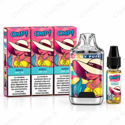 Kit OMP Oh My Puff 50K Iris - Blueberry Raspberry