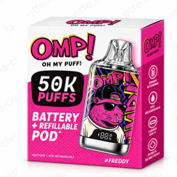 Kit OMP Oh My Puff 50K Freddy - Blueberry Raspberry Cherry