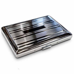 Étui à Cigarettes Chrome Strié