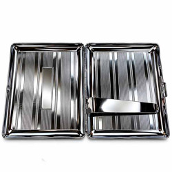 Étui à Cigarettes Chrome Strié