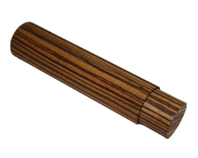 etui cigare tube zébrawood