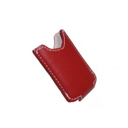 Etui briquet minijet cuir riviera blanc