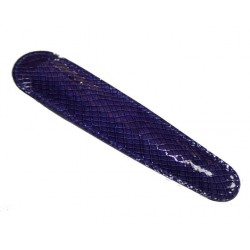 Etui stylo grand fourreau cuir casamance fuchsia