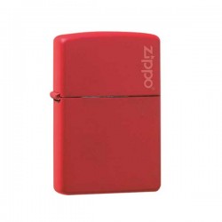 Zippo red matt with logo