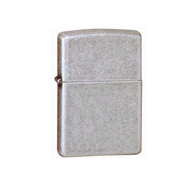 Zippo antique silver plate