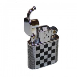 Briquet Star Zorro rétro damier