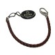 Bracelet cuir tressé Bagnara