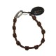 Bracelet cuir silver Bagnara
