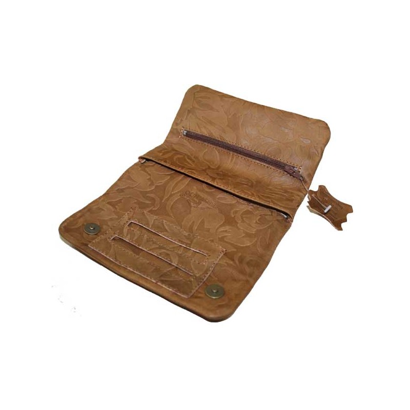 Pochette En Liège Pour Tabac à Rouler - Imperméable, écologique, Compartiments, Bande élastique