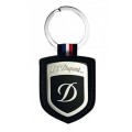 Porte-clés blason St Dupont laque noire