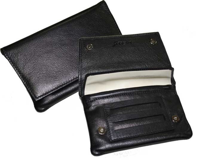 Blague à tabac Sareva Cuir classique noir