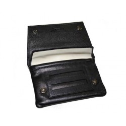 Blague à tabac Sareva Cuir classique noir