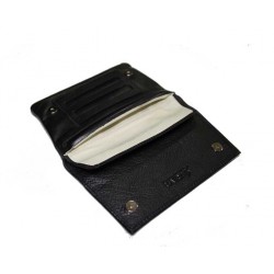 Blague à tabac Sareva Cuir classique noir