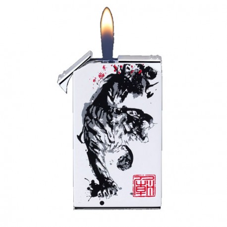 Briquet Siglo Twin Flames Tatoo Tiger