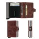 Porte cartes Secrid Twinwallet cuir vintage