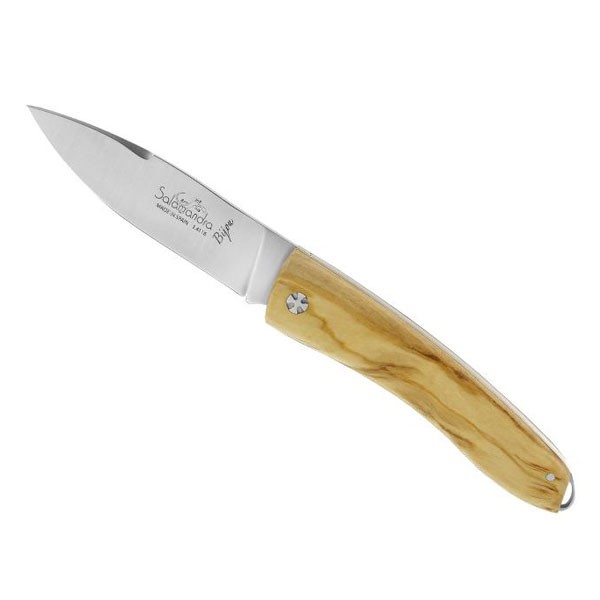 Couteau Salamandra bijou olivier