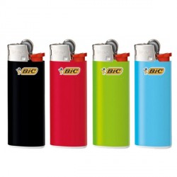 Lot de 4 briquets mini Bic couleur