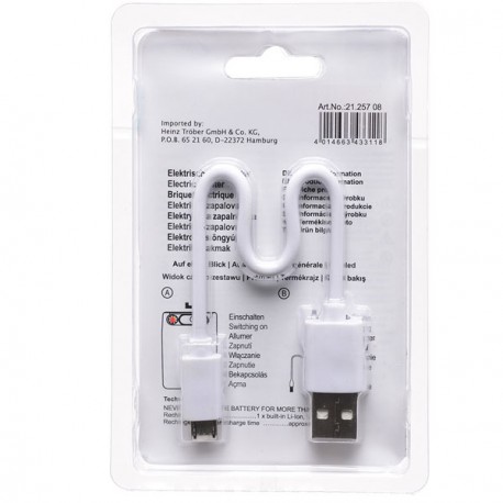 Silver Match allume gaz électrique USB design