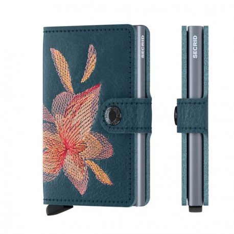 Porte cartes Miniwallet Secrid Stitch Magnolia