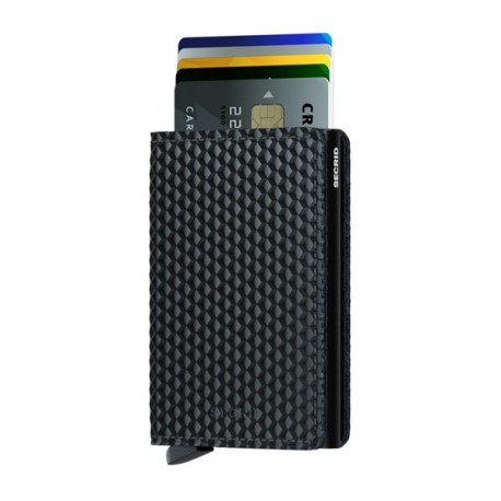 Porte cartes Slimwallet Secrid Cubic Black